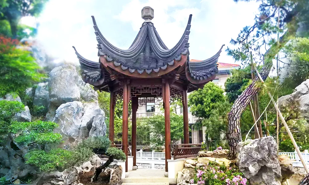 一座凉亭，先从哪里落笔？ · 传统园林建筑